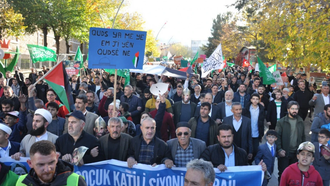 Muş'ta 'Büyük Gazze Yürüyüşü'