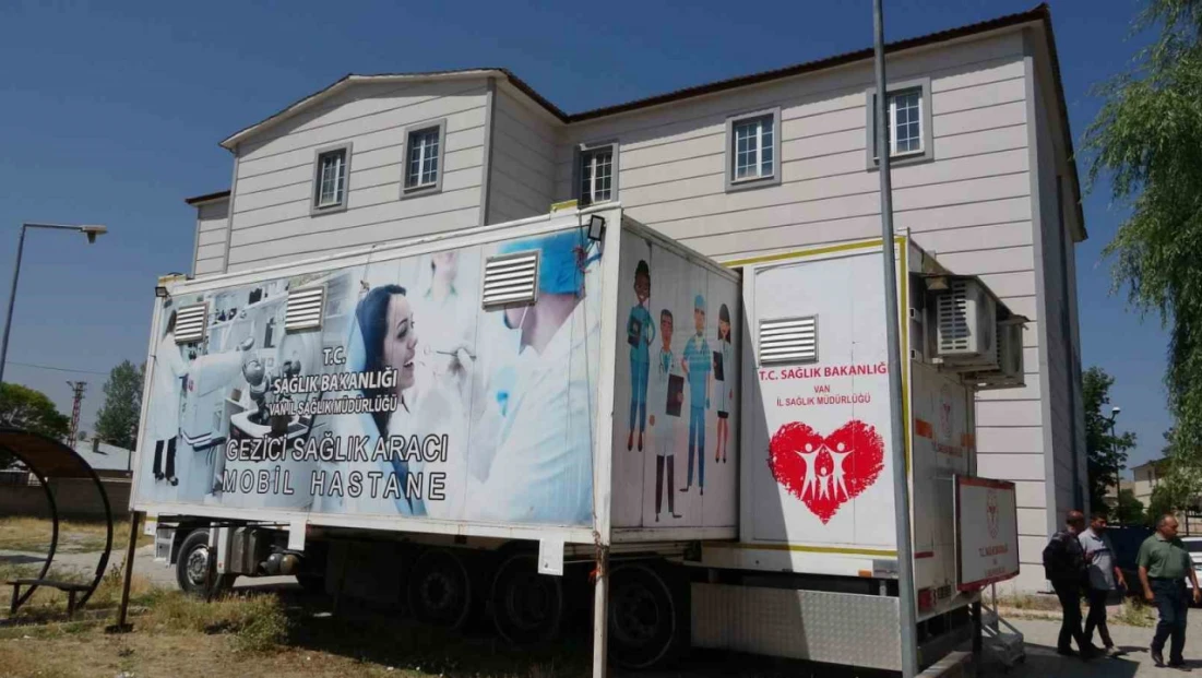 Van'da mobil tırla mahalle mahalle kanser taraması yapılıyor