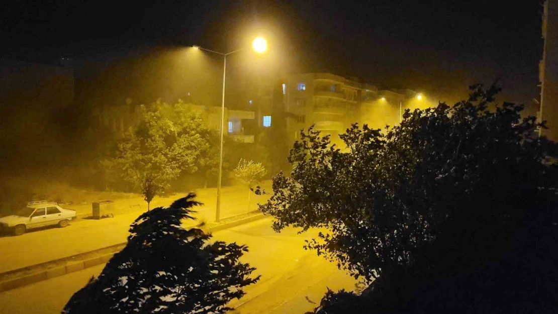Adıyaman'da fırtına ve toz aşınımı etkili oldu