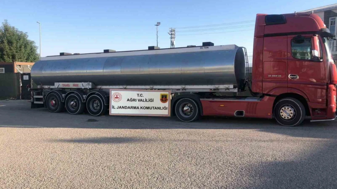 Ağrı'da 13 ton 700 litre kaçak akaryakıt ele geçirildi