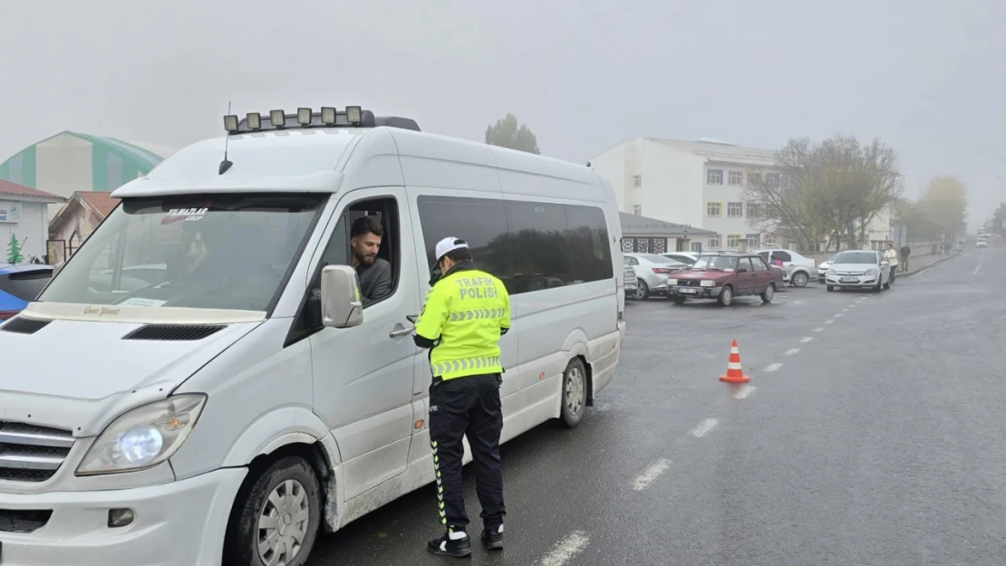 Ağrı'da KYK yurtları ve okul servislerinde güvenlik denetimleri sürüyor