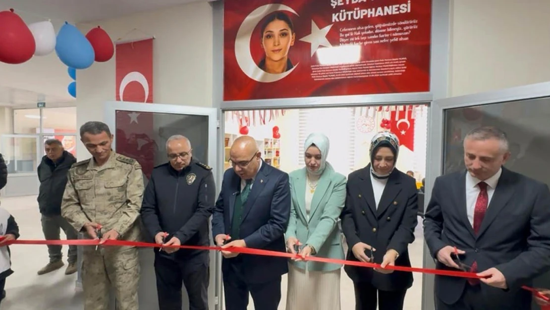 Ağrı'da Şehit Polis Şeyda Yılmaz Kütüphanesi açılışı gerçekleştirildi