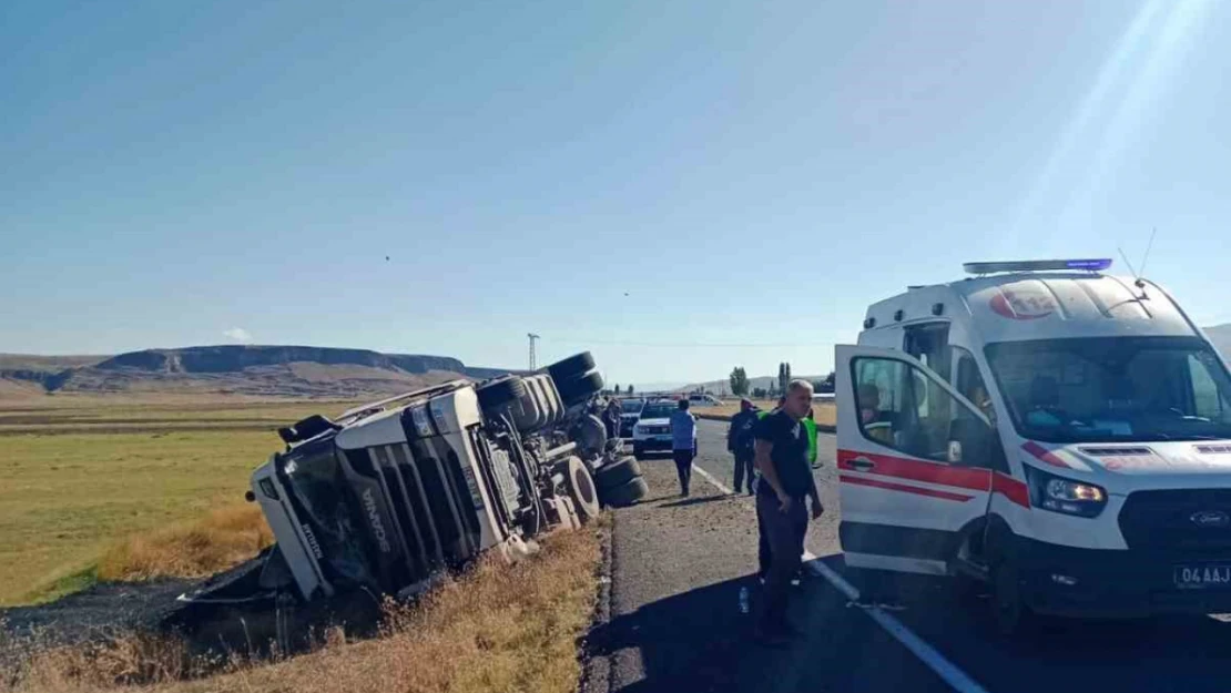 Ağrı'da trafik kazası: 1 yaralı