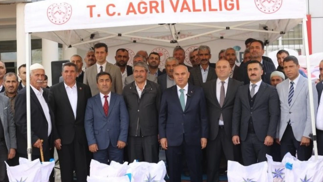 Ağrı'da yüzde 70 hibe ile 300 ton sertifikalı buğday tohumu dağıtıldı