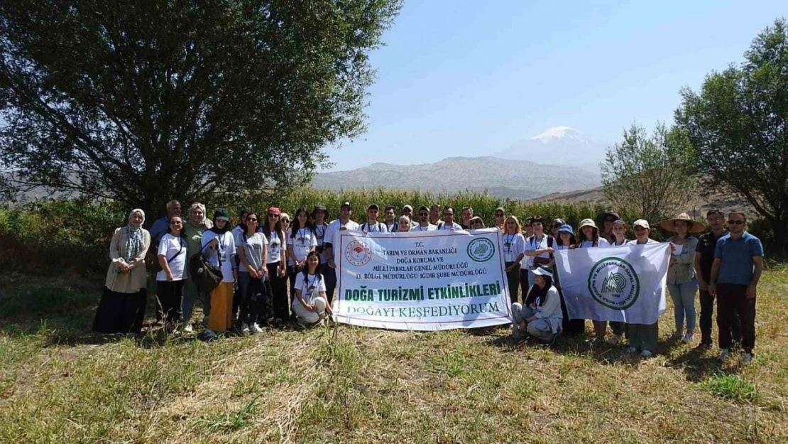 Ağrı Dağı Milli Parkı'nda öğrencilere bilgilendirme yapıldı