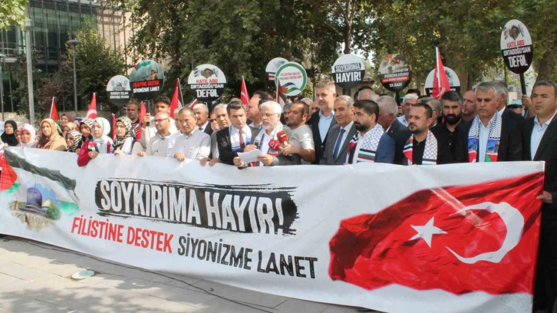 AK Parti Adıyaman'dan İsrail'e tepki