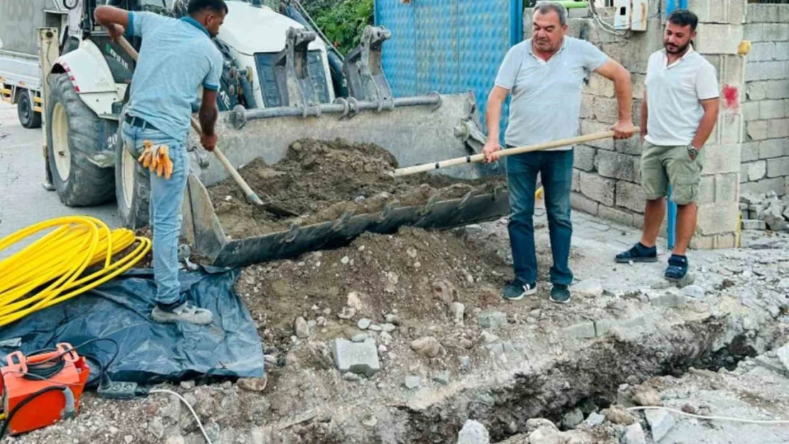 Araban Mehmet Gökçak Mahallesi sakinlerinin doğalgaz sevinci