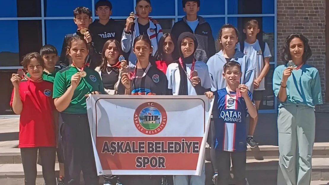 Aşkale atletizmde doludizgin