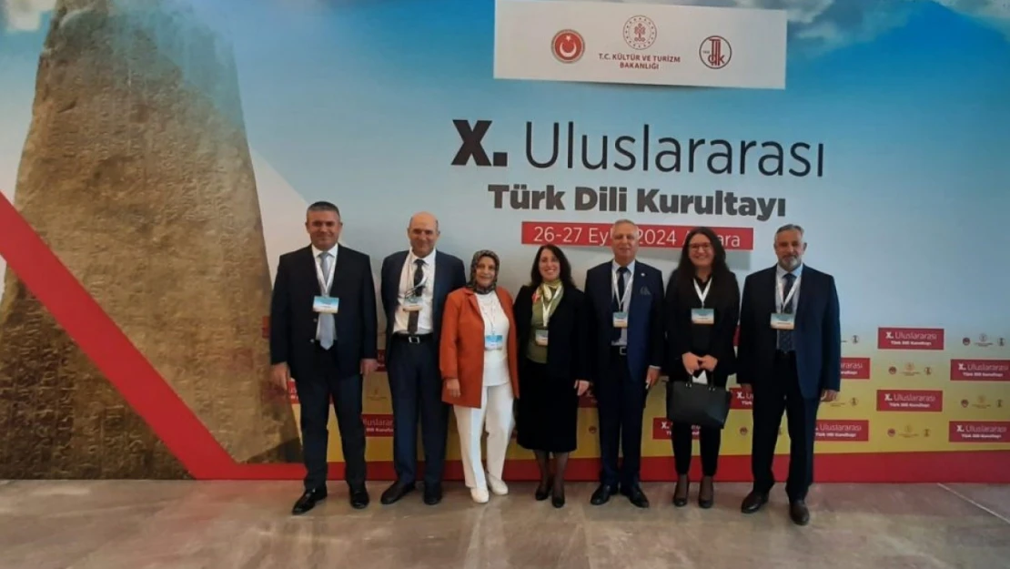 Atatürk Üniversitesi X. Uluslararası Türk Dili Kurultayı'na katılım