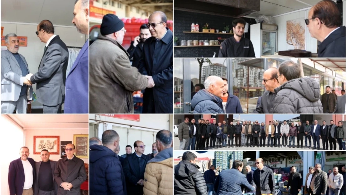 Başkan Adayı Geçit, Depremzede Esnafları Yalnız Bırakmıyor