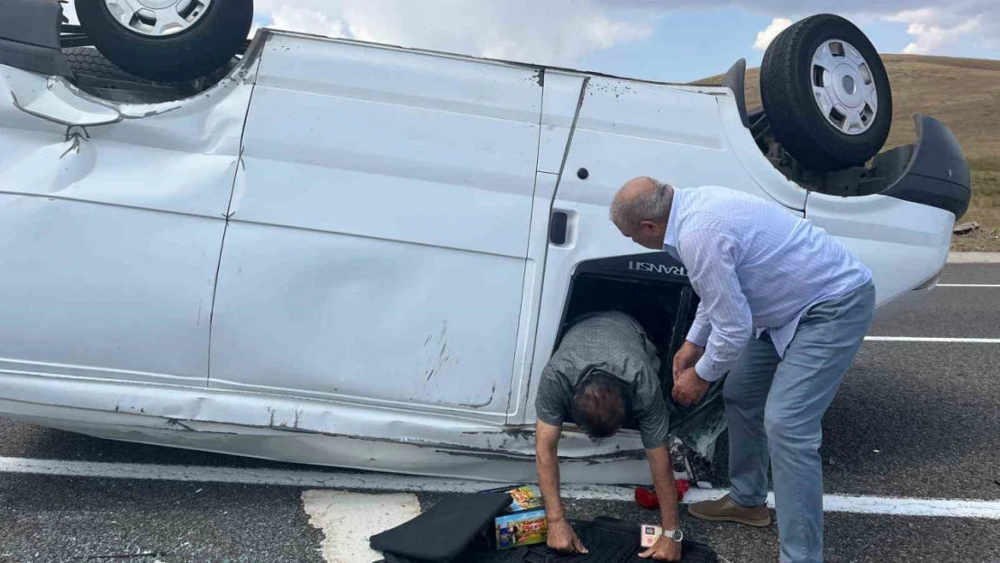 Başkan Kılıç'tan kazazedeye yardım eli