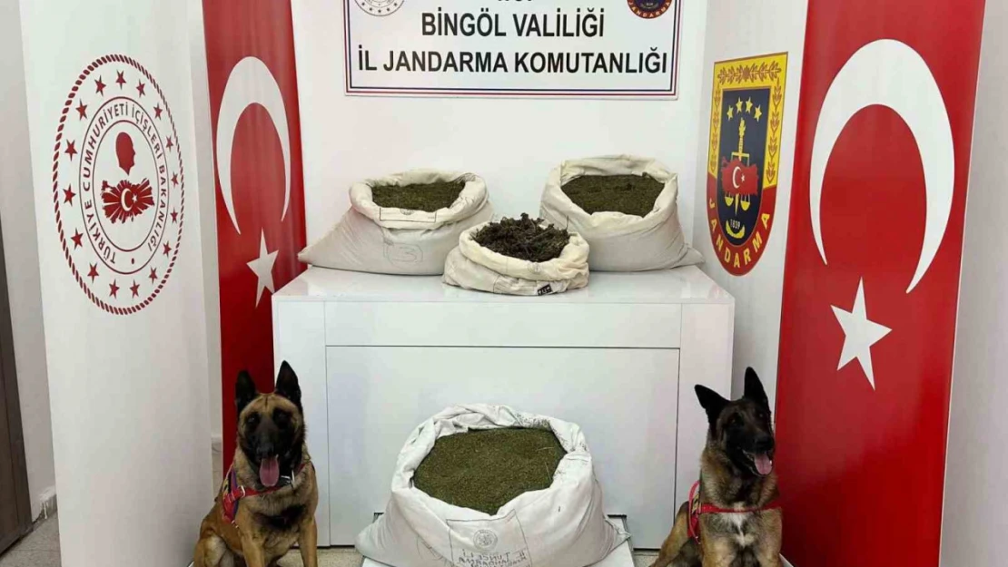 Bingöl 57 kilo uyuşturucu ele geçirildi