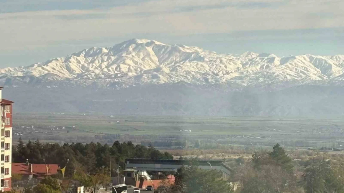 Bingöl dağları beyaza büründü