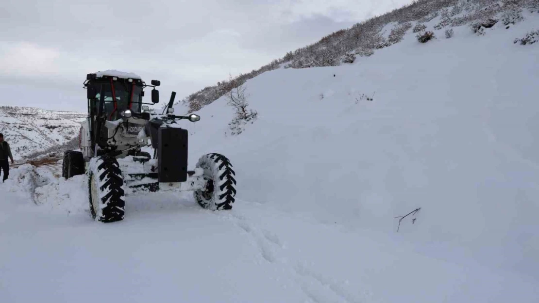 Bingöl'de kar nedeni ile 88 köy yolu ulaşıma kapandı