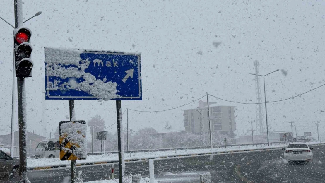 Bitlis'e mevsimin ilk karı yağdı