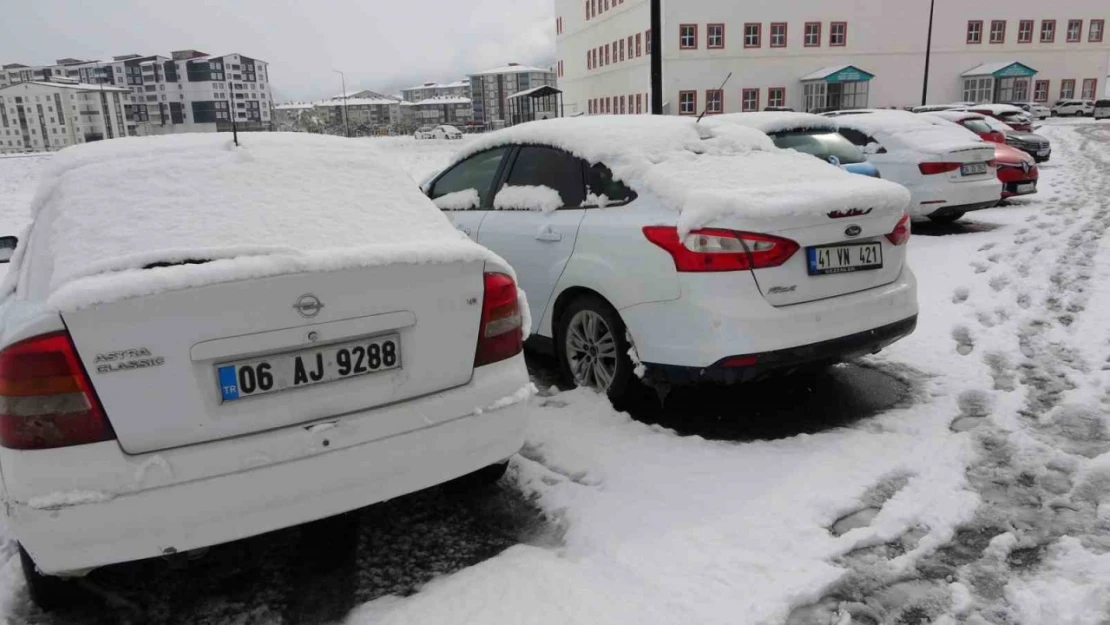 Bitlis'te Ekim ayında kar yağışı