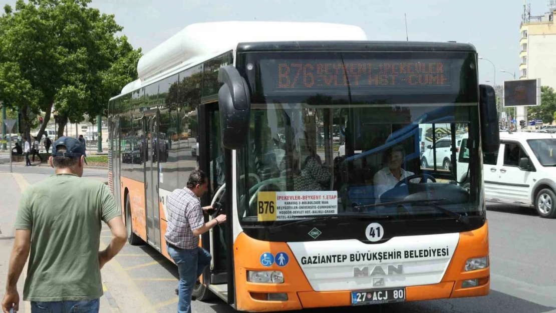 Büyükşehir'in ulaşım hizmetleri bayram dolayısıyla 5 gün boyunca ücretsiz