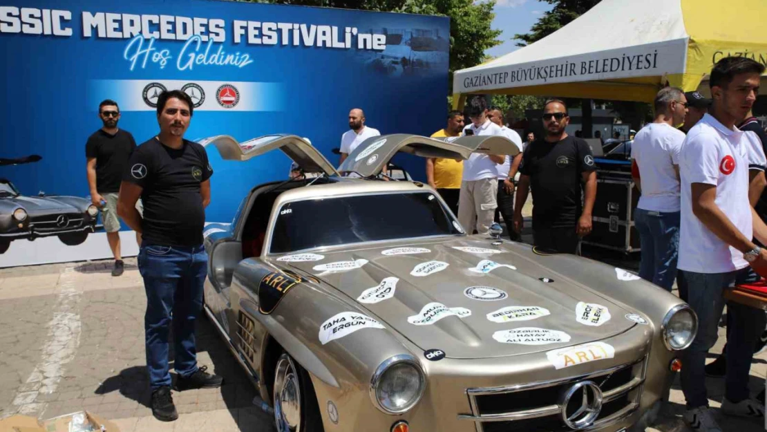 Classic Mercedes Festivali Gaziantep'te yapıldı