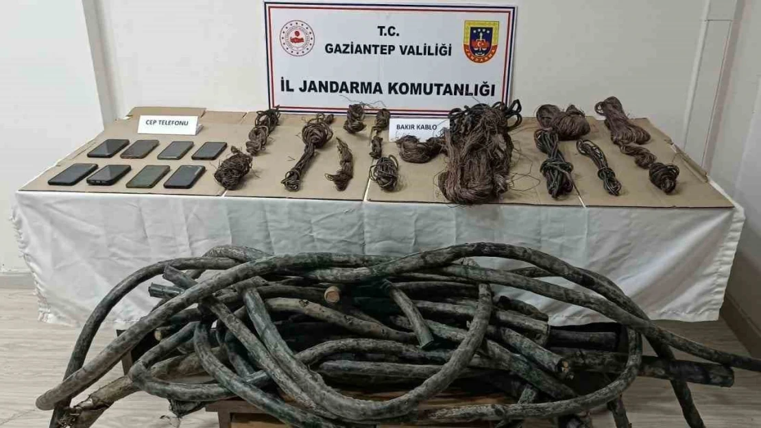 Devlet kurumundan 5 milyon liralık kablo vurgununa jandarma darbesi