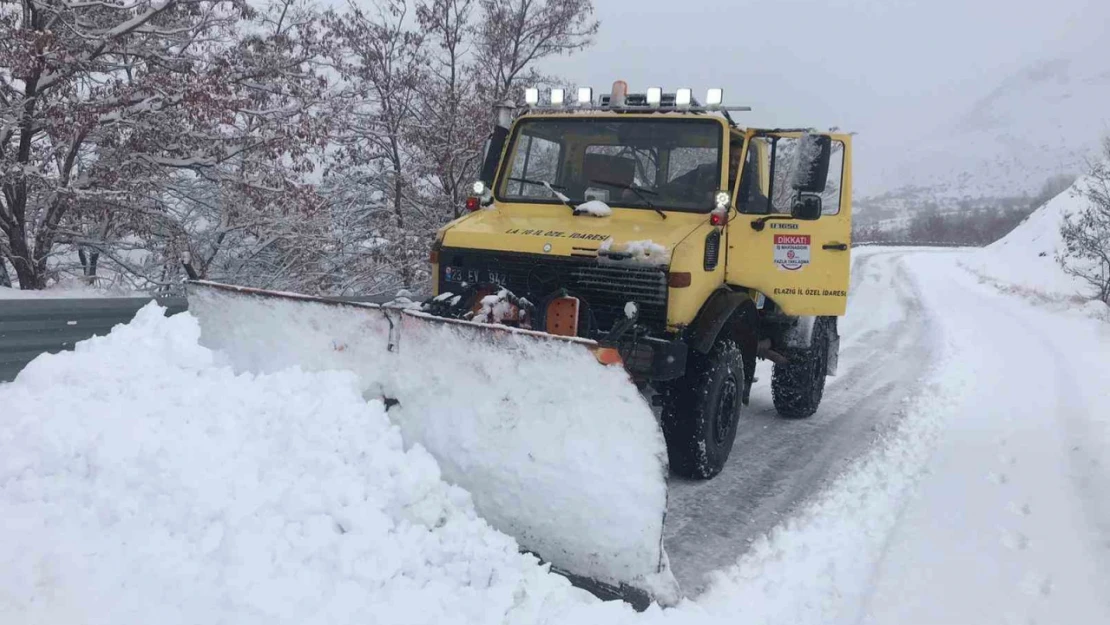 Elazığ'da 337 köy yolu ulaşıma açıldı