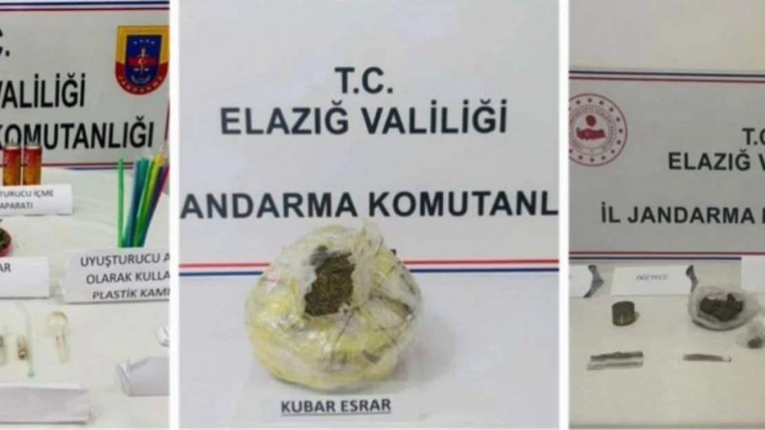Elazığ'da jandarma uyuşturucuya geçit vermiyor