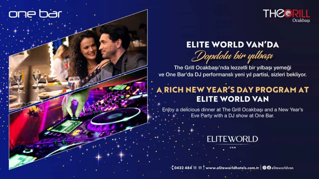 Elite World Van Hotel'den muhteşem yılbaşı programı