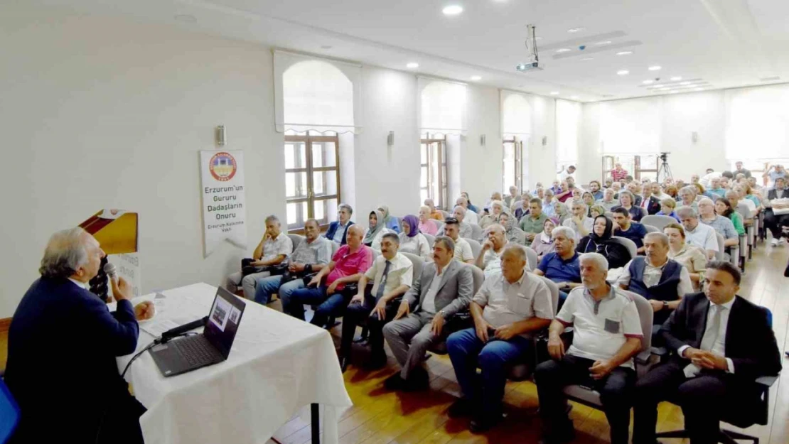 ER-VAK Başkanı Güzel'den 'Mustafa Kemal'in Erzurum Günleri' konferansı