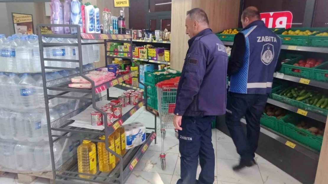 Erciş Belediyesinden marketlere fahiş fiyat ve gramaj denetimi