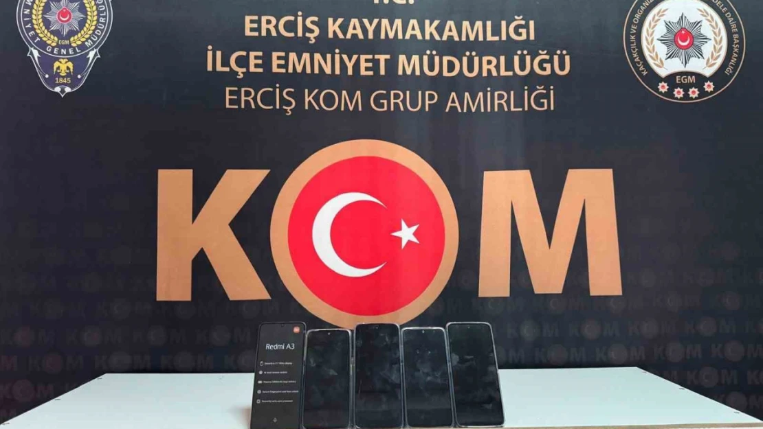 Erciş'te kaçakçılık operasyonu