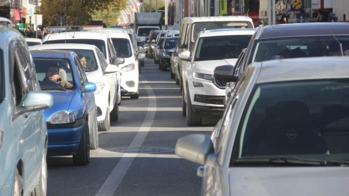 Erzincan'da araç sayısı 75 bin 803 oldu