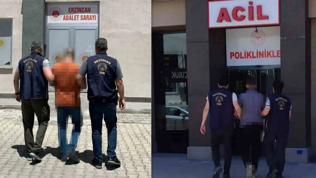 Erzincan'da FETÖ/PDY silahlı terör örgütü kapsamında aranan 2 şahıs yakalandı