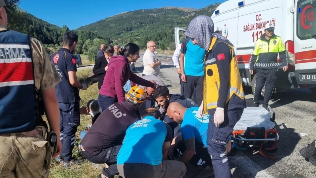 Erzincan'da otobüs kazası: 1 ölü, 41 yaralı