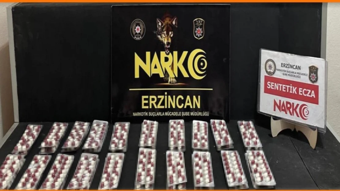 Erzincan narkotik polisi uyuşturucuya geçit vermiyor