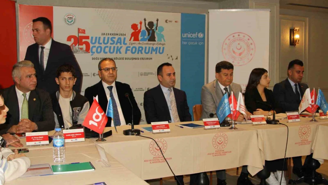 Erzurum'da 'Çeyrek asır çocuk buluşmaları' programı