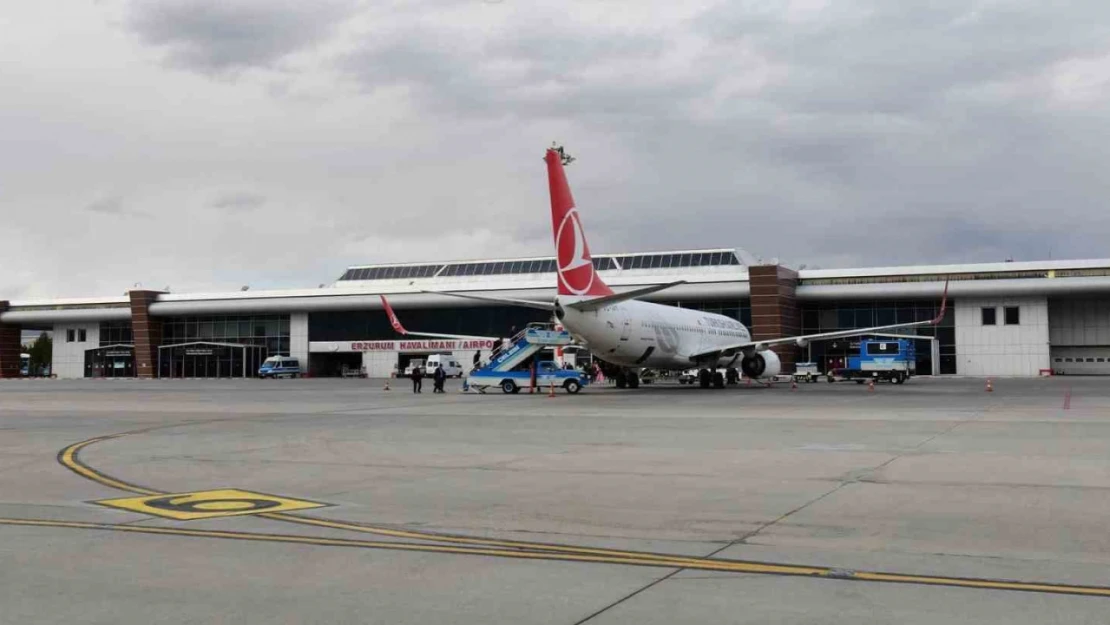 Erzurum'da bir ayda 106 bin 868 kişi uçtu