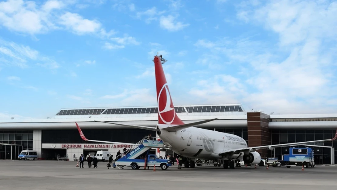 Erzurum'da Ekim ayında 91 bin 230 kişi uçtu