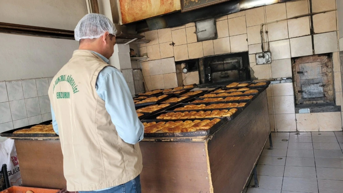 Erzurum'da gıda üretimi yapan işyerleri denetlendi