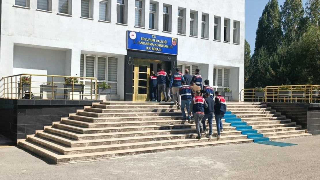 Erzurum'da jandarmadan PKK/KCK'ya yönelik eş zamanlı operasyon