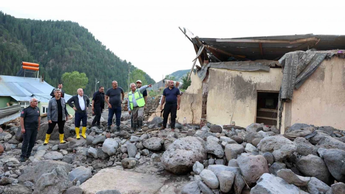 Erzurum'da selin yaraları sarılıyor