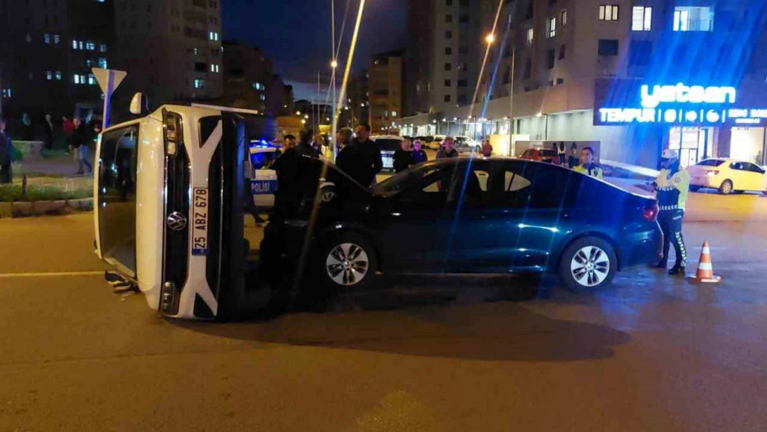 Erzurum'da trafik kazası: 6 yaralı