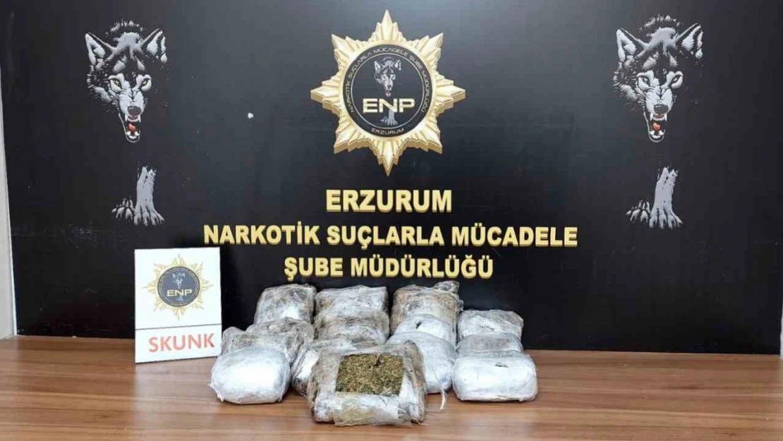 Erzurum'da uyuşturucu operasyonu