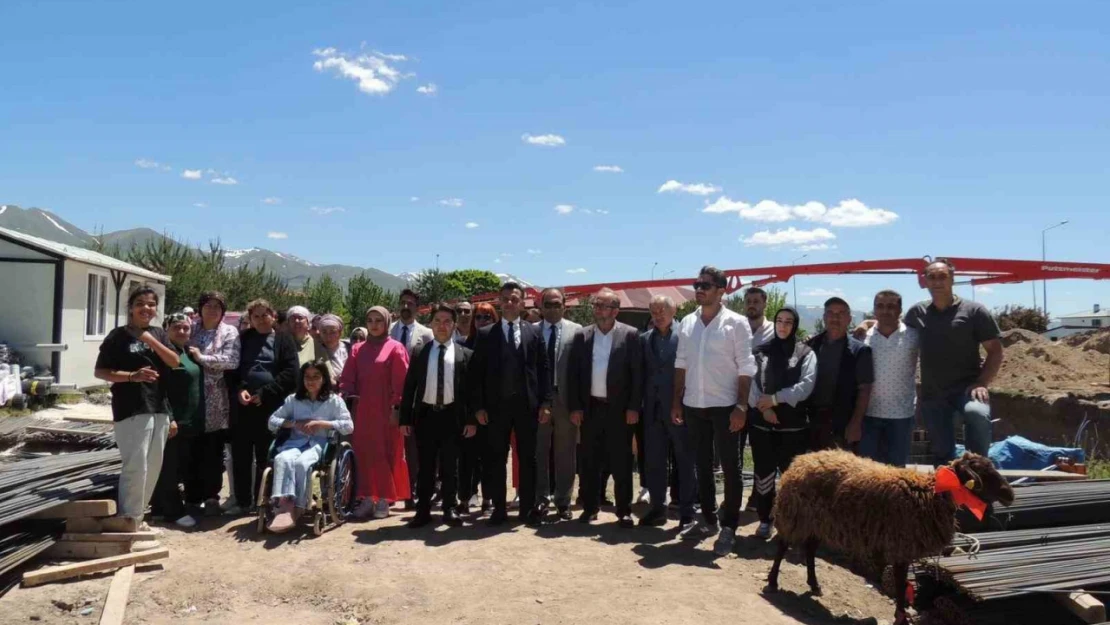 Erzurum engelsiz yaşam merkezi gündüzlü bakım ünitesi projesinin temeli atıldı