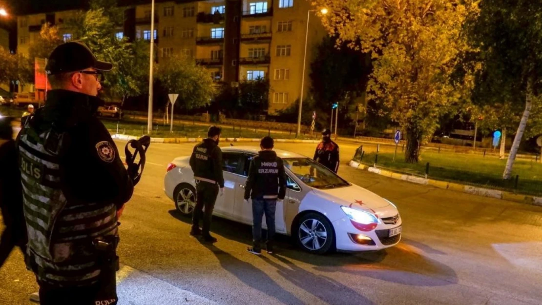 Erzurum polisi suç ve suçlulara nefes aldırmıyor