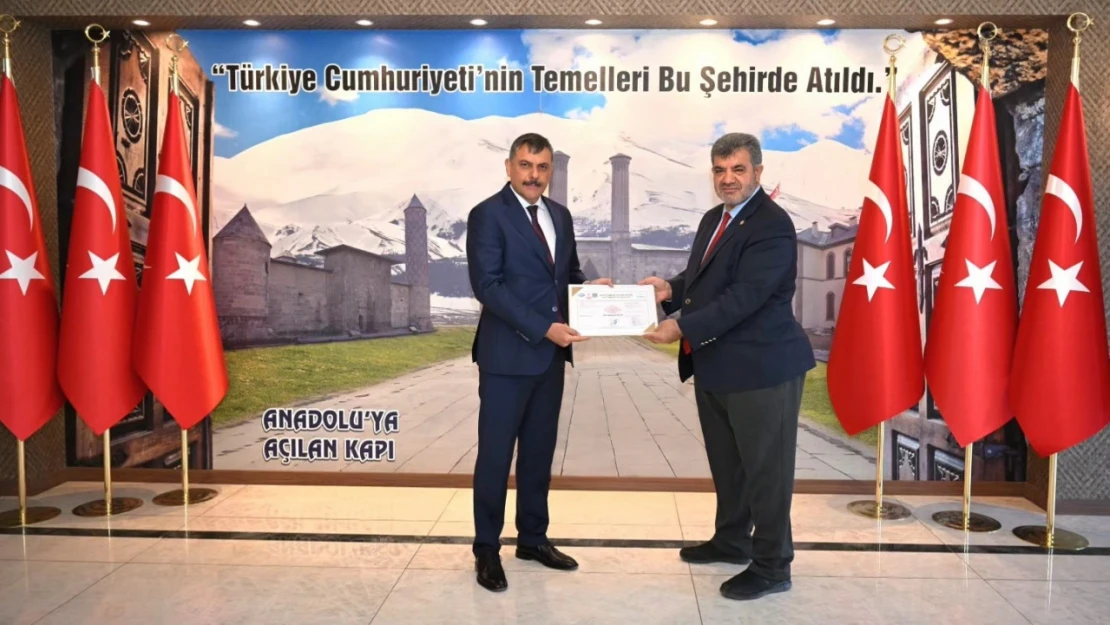 Erzurum Valiliği TS-EN-ISO 9001 kalite yönetim sistem belgesi sahibi oldu