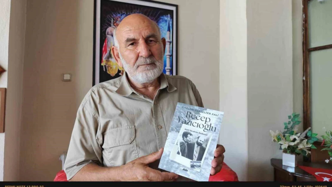 Gazeteci - Yazar Özdemir'den yeni kitap: 'Çıtaları Yükselten Vali, Recep Yazıcıoğlu'