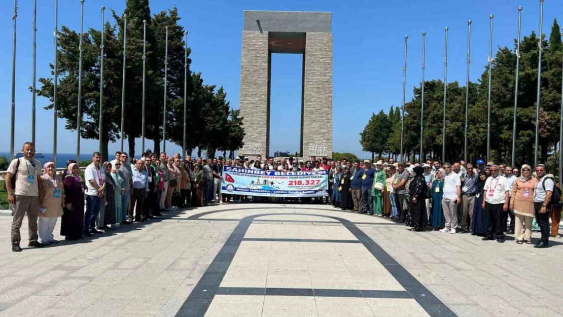 Gazi torunları şehitler diyarında