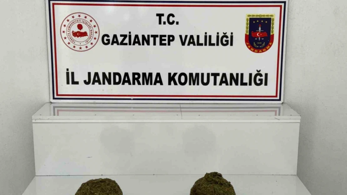 Gaziantep'te 1 kilo esrar ele geçirildi: 1 gözaltı