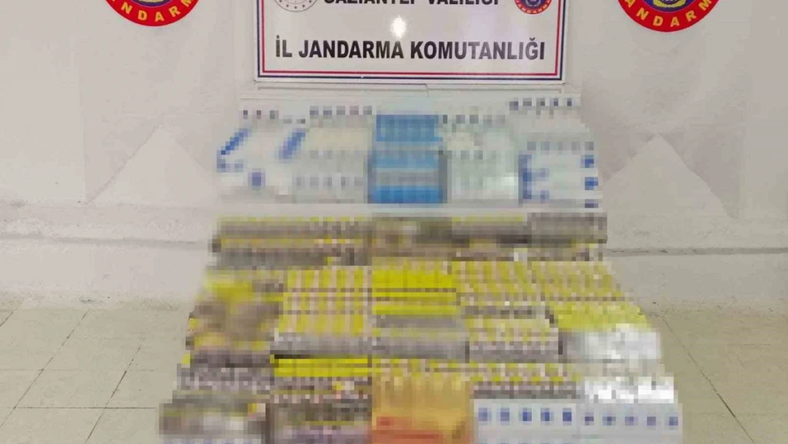 Gaziantep'te 1 milyon lira değerinde kaçak sigara ele geçirildi