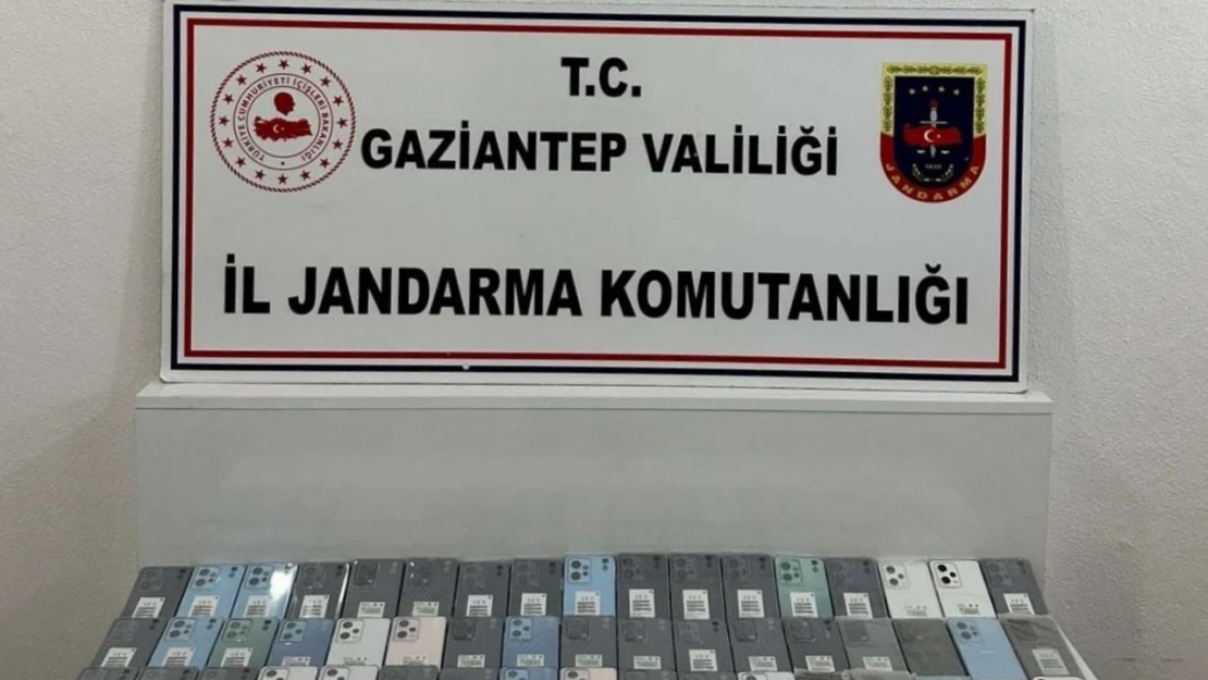 Gaziantep'te 1 milyon lira değerinde kaçak telefon ele geçirildi