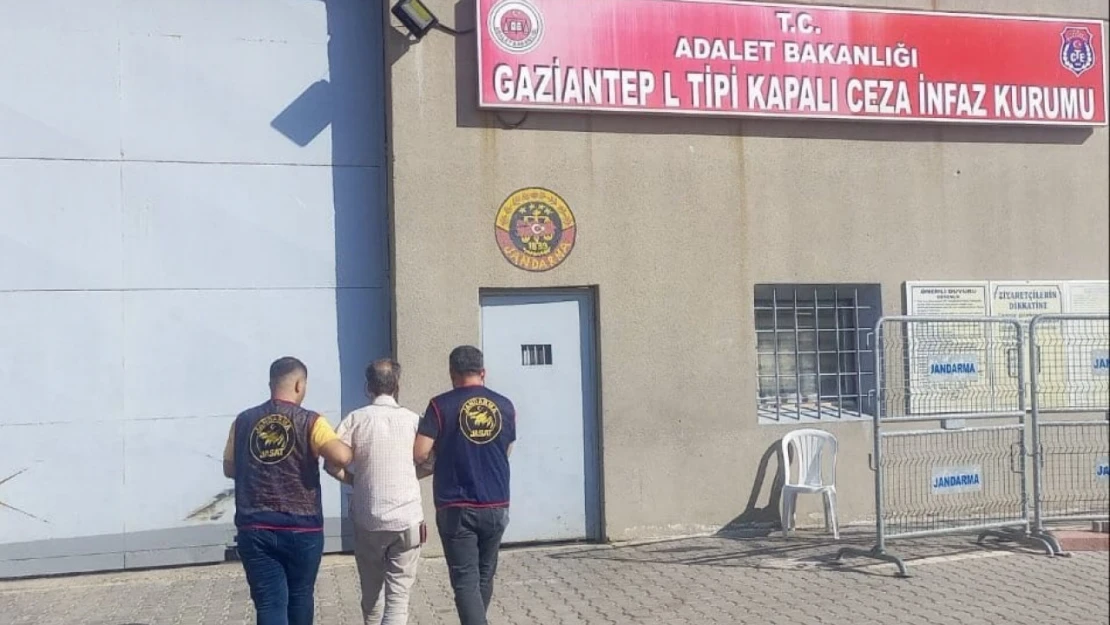 Gaziantep'te 12 yıl kesinleşmiş hapis cezası bulunan şüpheli yakalandı